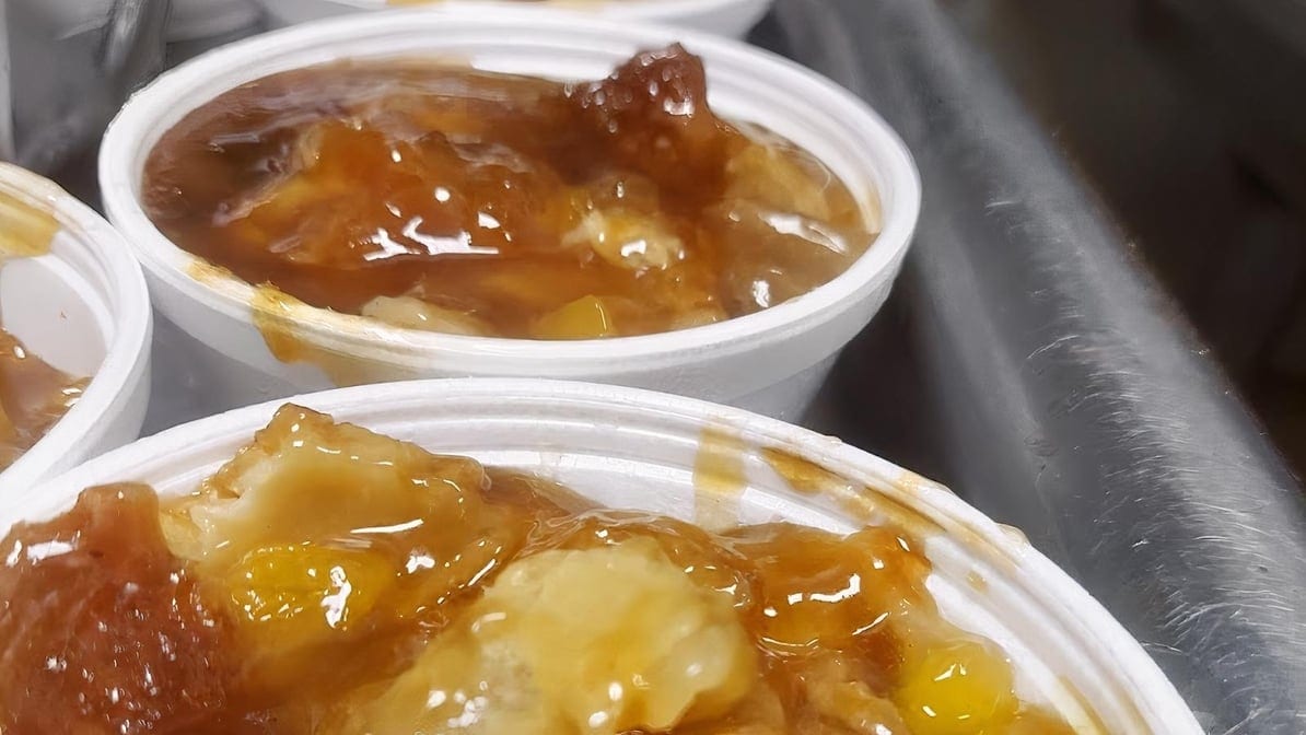Peach Cobbler.
