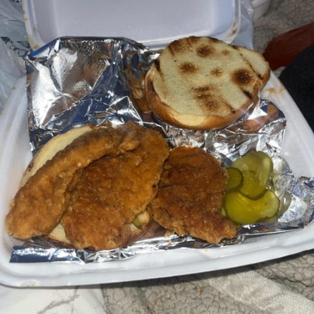 Classic Fried Chicken Sandwich.